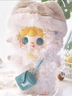 Yooki V2 Cat Fluffy Plush Doll, Blindbox Opened
